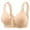 Light Yellow, variant on Wireless Backless Bra for Women Seamless Comfort with Convertible Transparent Straps and No Padding Design Green 42