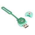 thumbnail image 3 of Clé USB2.0 U Disk Supporte Hot Swappable Plug and Play Ultra Stable Apparence Cochon Vert Dessin Animé Clé USB 128G, 3 of 5