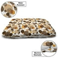 thumbnail image 3 of Earth Tones Pet Bed, Abstract Pastel Pattern with Overlapping Chaotic Spots and Ring Shapes, Resistant Pad for Dogs and Cats Cushion with Removable Cover, 24" x 39", Orange Brown Tan, by Ambesonne, 3 of 4