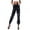 Black, variant on WIFORNT Women Shiny Metallic Jogger Pants, High Waist Stretchy Holographic Color Hip Hop Trousers