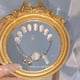 thumbnail image 5 of Pulsera de mujer con piedra de ojo de gato de imitación, pulsera sencilla con forma de corazón y campana para la mejor amiga de la pareja, 5 of 5