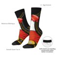 thumbnail image 4 of Fuzoiu CHARRO SUIT Print Athletic Crew Socks for Men & Women,Casual Crew Socks,Above Ankle Crew Socks for Business, Casual, 4 of 6