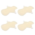 thumbnail image 2 of Washable Sanitary Pad, Cotton Cloth Breathable Reusable Sanitary Pad Yellow 4 Pcs  For Women S,M,L, 2 of 8