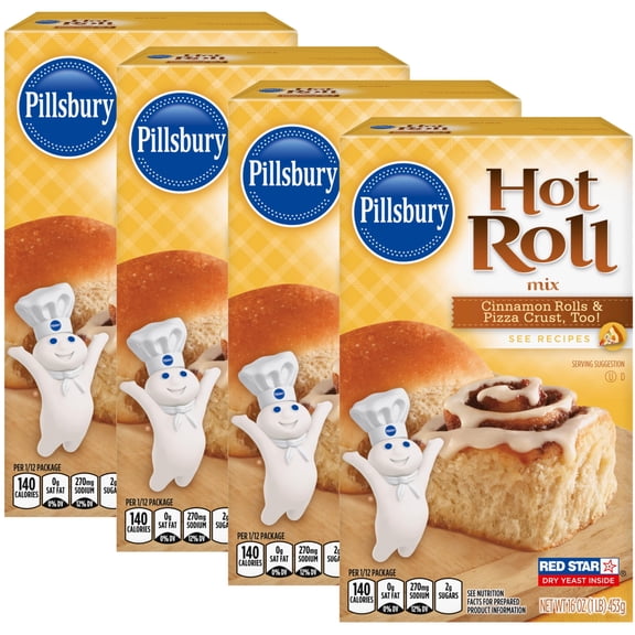 Pillsbury, Specialty Mix, Hot Roll, 16oz Box (Pack of 4) by Pillsbury