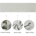 thumbnail image 2 of GHSDFBB Velvet Table Runner Rustic Style,Linen Farmhouse Table Runner for Dining Room Kitchen Party Dresser Décor,14x70 Inches,Cream, 2 of 7