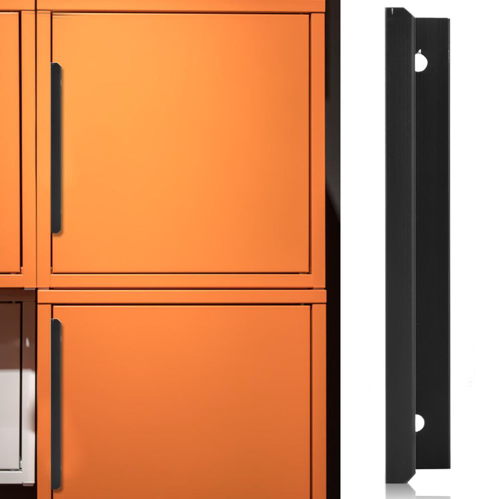 HIDDEN FINGER PULL Cabinet Cupboard Kitchen Wardrobe Door Handle SATIN CHROME