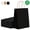 Black, variant on Hengbo 20 Pcs Gift Bags with Handles Kraft Paper Gift Bags 8 x 4.3 x 10.7 inch for Party Favors Grocery Brown
