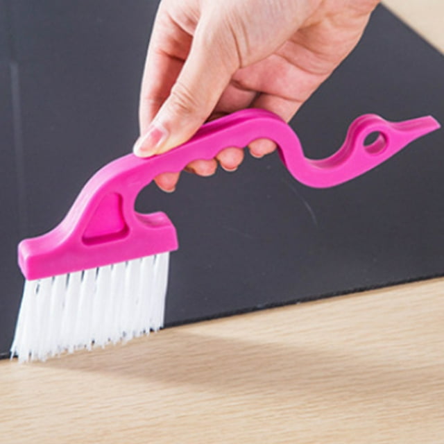 Hand-held Groove Gap Cleaning Tools Door Window Track Kitchen Cleaning Brushes