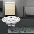 thumbnail image 6 of Esquirla Floor Drain Shower Strainer Cover 15cm Sewer Core for Basement Laundry Equipment Hardware Fittings 15x3cm Single, 6 of 8