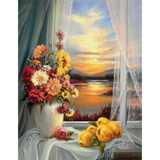 Taladro Diamante Pintura (DF4294) 5D DIY Flores completas Kits de mosaico de punto de cruz (W426) 50x70cm FLhrweasw Nuevo