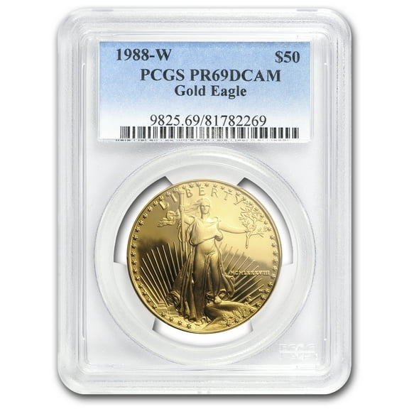 1988-W 1 oz Proof American Gold Eagle PR-69 DCAM PCGS