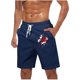 thumbnail image 1 of Pantalones Cortos Casuales para Hombre Imprimir con Bolsillos Pantalones de Playa de Cintura Elástica, Pantalones Cortos de Cintura Elástica para Hombre, 1 of 6
