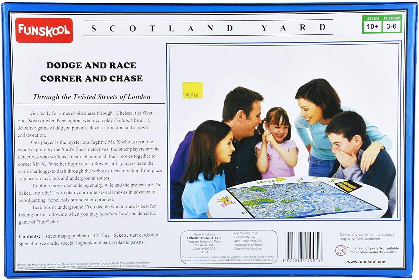 Funskool Scotland Yard Board Game