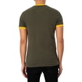 thumbnail image 3 of Trojan Logo Ringer Tee, Green, 3 of 5