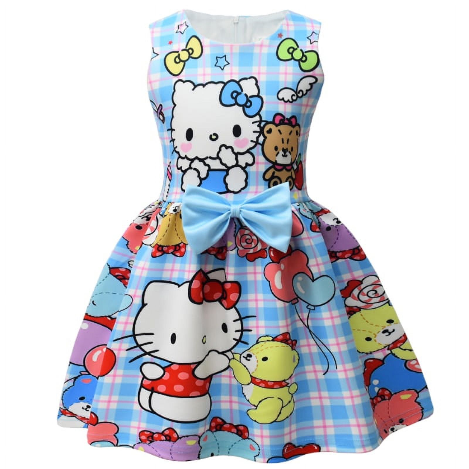 Hello kitty birthday dress for 2 year old hotsell