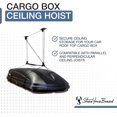 thumbnail image 2 of Cargo Box Pulley System – Heavy-Duty Garage Hoist Lift for Rooftop Carriers – Garage Storage & Garage Organization Ceiling Hoist with Pulley – Holds 150 lbs - Fits 8–10 ft Ceilings, 2 of 6
