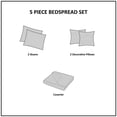 thumbnail image 5 of Home Essence Whitman 5 Piece Jacquard Bedspread Set, 5 of 8