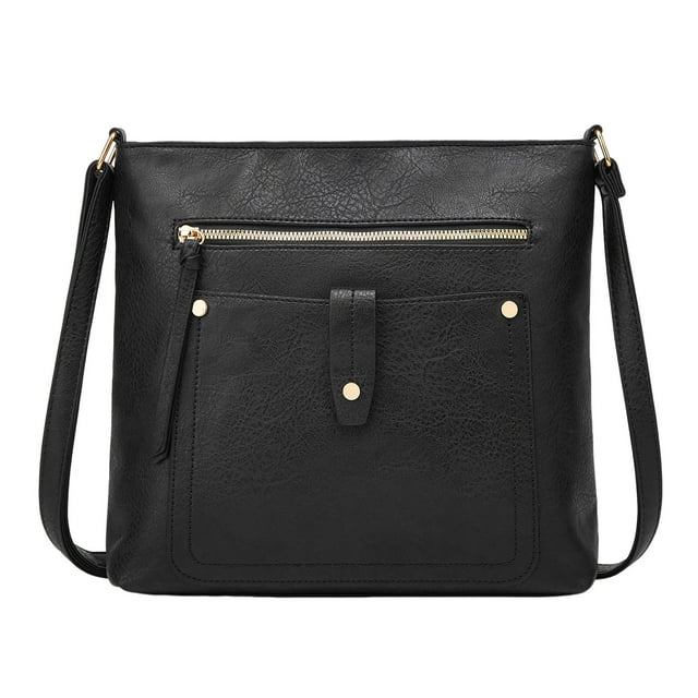Huanglei Ladies Soft Leather Retro Simple Fashion Small Square Bag Shoulder Bag Handbag Handbag Large Capacity Multi Pocket Crossbody Bag