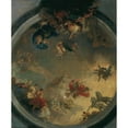 thumbnail image 3 of Daniel Gran 12x14 Black Modern Framed Museum Art Print Titled - Allegory to the Day Before (1723), 3 of 5