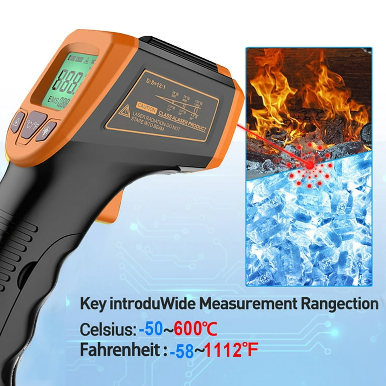 Okeba Digital Temperature Gun Sensor Measuring Heat Laser Infrared IR  Thermometer 