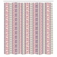 thumbnail image 3 of Ambesonne Ethnic Shower Curtain, Aztec Style Floral Leaves, 69"Wx70"L, Pale Pink Mauve, 3 of 3