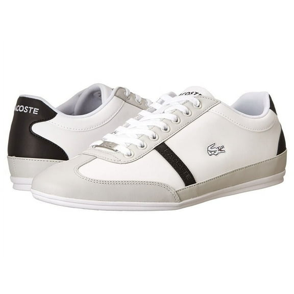 Lacoste Men's Misano Sport SCY (White/Light Grey) Shoes Size 11.5