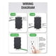 thumbnail image 4 of GFCI Outlet 15 Amp, Self-Test GFI Electrical Outlet, Black, 4 of 5