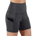 thumbnail image 4 of Short d'Athlétisme Taille Haute pour Femmes Yoga Fitness Short de Course avec Poches Profondes, 4 of 18
