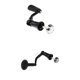 thumbnail image 1 of de Carrete Giratorio de Pesca 2pcs con Perilla Plegable Negro, 1 of 9