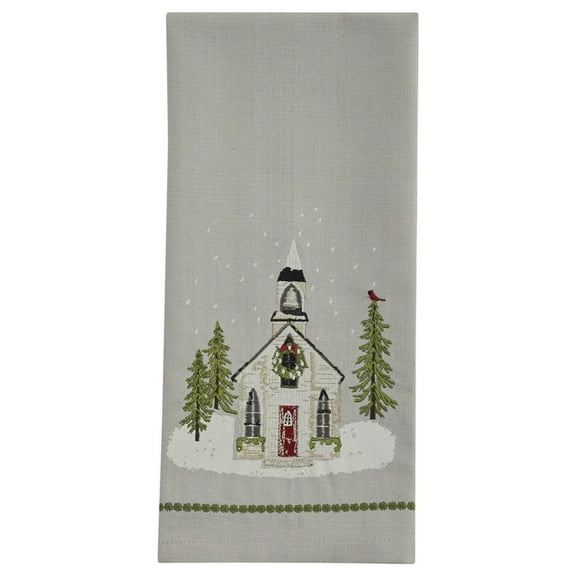 Park Designs Church Printed/Embroidered Dishtowel Set of 2