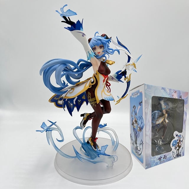 Figura DE ACCIÓN DE Genshin Impact Klee, Caballero Hibana de 17cm, Ganyu/Keqing/Paimon, Yae Miko/Hu Tao, modelo de muñeca, Juguetes Gong Bohan LED