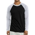 thumbnail image 2 of TOP PRO Men & Women Long Sleeve Baseball Raglan Tee Shirt Top (S-3XL), 2 of 4