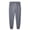 24# DarkGray, variant on Mens Heavyweight Fleece Lined Jogger Trousers Elastic Cuff Casual Winter Sweatpants with Zipper Side Pockets for Daily Wear