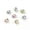 AB Plated, variant on U8MO 260pcs/20g Czech Glass Tiny Beads 2-Hole Loose SuperDuo Twin Beads Craft 5x3.5mm-Blue AB Plated