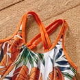 thumbnail image 4 of PatPat Family Matching Tropical Plant Print Two-piece Swimsuit and Swim Trunks Shorts, 4 of 11