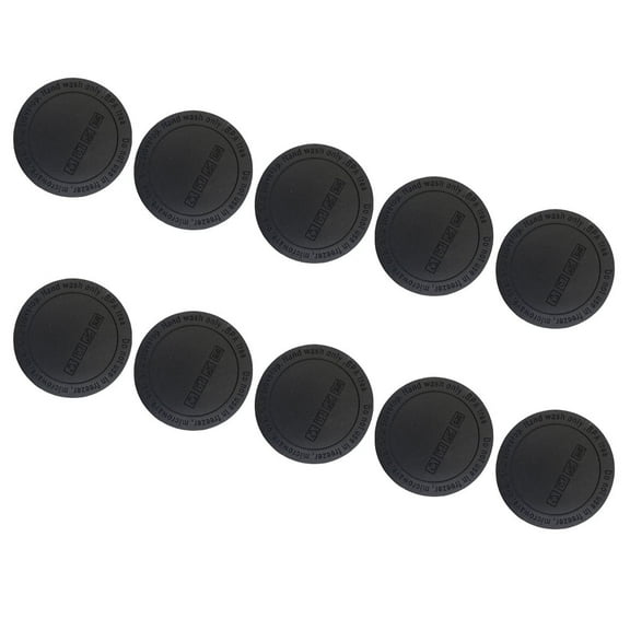 10 Pcs Silicone Coaster Glass Cups Anti-skid Bottle Bottom Mats Bar Home Anti-slip Tumbler Wine Glasses