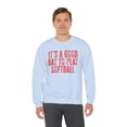 thumbnail image 6 of Softball Sweatshirt Gifts Crew Neck Shirt Long Sleeve Unisex, 6 of 7