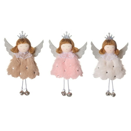 

Eastshop Christmas Doll Pendant Wide Application Nice Appearance Decorate Cute Fairy Angel Doll Christmas Tree Decorations for Christmas