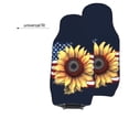 thumbnail image 6 of KAKALAD Sunflower American Flag 01 Car Seat Covers Set Vehicle Front Seats Protector 2 Pcs, 6 of 9