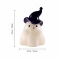 thumbnail image 3 of Halloween Ghost Scented Candle Amber Wizard Ghost Wax Candle 2.44x2.99 Inch Cute Spooky Home Tabletop Aesthetic Decor, 3 of 7