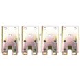 thumbnail image 1 of 4Pcs Legs Bed Support Brackets Foldable Furniture Leg Feet Lock 2.4 inch Height with Springs, 1 of 5