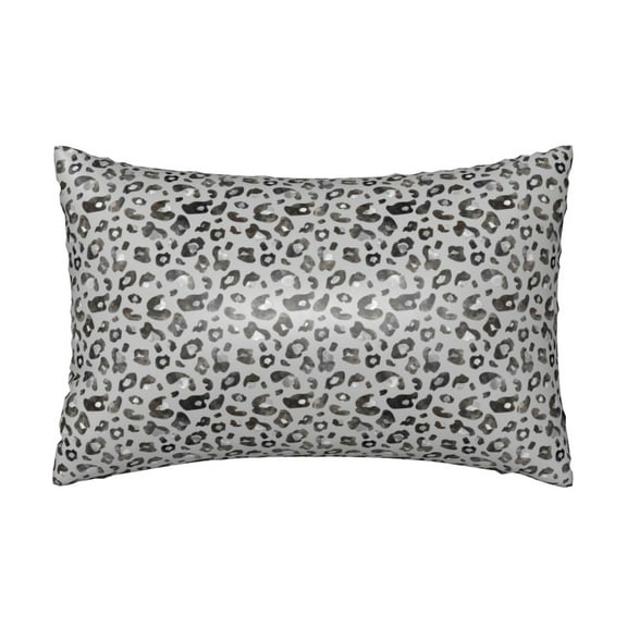 Silk Pillow Case for Hair And Skin Queen - Wild Animal Leopard Print Cooling Sleep Throw Pillow Covers Standard Size 20x30in, comfort Satin Pillowcase with Zipper for Women Men