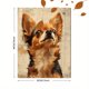 thumbnail image 3 of Qisvanset Framed Canvas Wall Art 12x16 Inch Vintage Chihuahua Pet Portrait Farmhouse Gift Art, 3 of 5