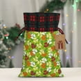 thumbnail image 5 of Wukai St. Patrick's Day3 Print Christmas Burlap Bags,Drawstring Christmas Burlap Goody Gift Candy Bags Xmas Burlap Treat Bags for Candy Wrapper Xmas Party Favors-Black, 5 of 8