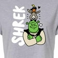 thumbnail image 3 of Shrek - Shrek Stacked Characters - Juniors Cropped Cotton Blend T-Shirt, 3 of 5