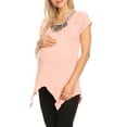 thumbnail image 2 of White Mark Women's Maternity Myla Embellished Tunic Top-Available in Plus Sizes, 2 of 5