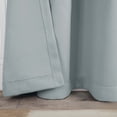 thumbnail image 5 of Superior Blackout Solid Light Filtering Grommet Curtain Panel Set, 46" x 84", Stone Blue, 5 of 14