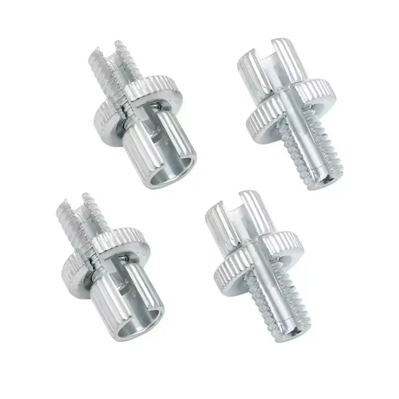 8mm Motorcycle & ATV Brake Clutch Cable Adjuster Kit - 4-Piece Set with Enlarged Adjustment Nuts