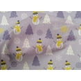 thumbnail image 5 of oneOone Cotton Cambric Light Purple Fabric Christmas Winter Theme Dress Material Fabric Print Fabric By The Yard 56 Inch Wide, 5 of 6