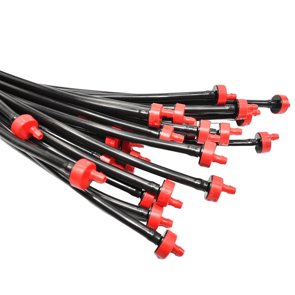(25) Rain Bird 2 GPH Drip Irrigation PC Drip Emitters + 1/4" Vinyl Drip Line Hose